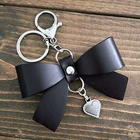 リボンキーホルダー