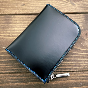 L字ファスナーショート財布